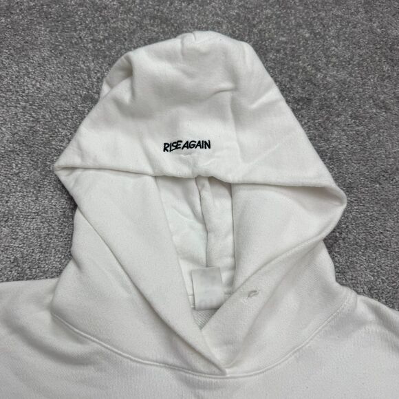 Uniqlo UT x Verdy Pullover Rise Again Hoodie Graphic Sweatshirt Mens Large White - Picture 3 of 16